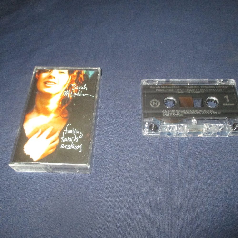 Sarah McLachlan - Fumbling Towards Ecstasy on cassette (Nettwork Productiions)
